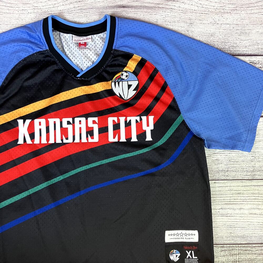Mitchell & Ness Kansas City Wizards Founding Club Soccer Jersey